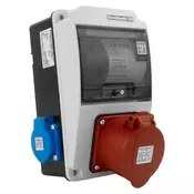 shumee Razdelilna omarica XS-S 32A 2x230V IP44 vtičnica Doktorvolt DV-5077-F