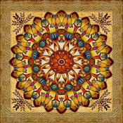 Norimpex - Puzzle Dijamantna slika: Zlatna mandala 30x30cm 7D - 1 - 39 dijelova