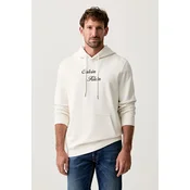 Calvin Klein Jeans pulover s kapuco moški bombažen