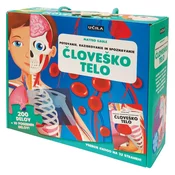 Učila človeško telo knjiga in sestavljanka