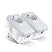 TP-Link Passthrough Powerline 600 Starter Kit, 1 Port