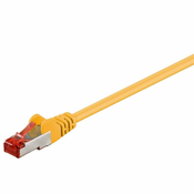 Goobay S / FTP (PiMF) CAT 6 patch kabel, mrežni, za povezivanje, žuta, 2 m