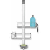 SimpleHuman BT1101 Police za tuš kabino, nerjaveče jeklo/aluminij