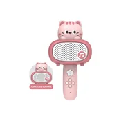 MS MOBILE 11252 Maca Deciji Bluetooth zvucnik sa karaoke mikrofonom roze