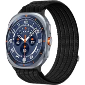 GS Najlonski pašček za Samsung Galaxy Watch Ultra 2/1, črn