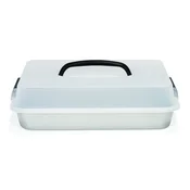 Patisse Patisse pekač za torto s pokrovom 35 x 24 cm Silver-top P03689