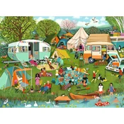 Ravensburger - Puzzle Kampiranje in pustolovščine - 500 kosov
