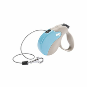 Povodec Amigo Mini do 12 kg - 3 m vrvica, bež/moder
