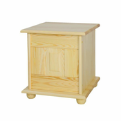 eoshop Lesena skrinja KS101, 45x48x45, bor (barva lesa: jelša)