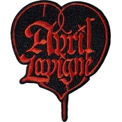 Avril Lavigne Heart Iron-On flaster