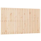 Vidaxl Stensko posteljno vzglavje 147x3x90 cm trdna borovina