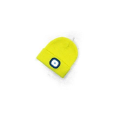 Ostatní Zimska kapa Winter hat with LED flashlight yellow