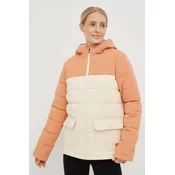 Jakna Rip Curl za žene, boja: krem, za zimu