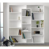 Hanah Home Polica 125x135,7x22cm Bela