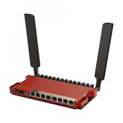 Mikrotik L009UiGS-2HaxD-IN bežicni usmjerivac Gigabit Ethernet Jednofrekvencijski (2,4 GHz) Crveno