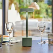 Lumisky LED namizna svetilka na baterije Roby, olivno zelena, višina 30 cm, IP54 - Sodobni - Aluminij