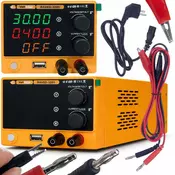 OEM VoltEdge RAVED-3205 – Laboratorijski Napajalnik DC | 0-32V | 0-5A | USB QC 18W | Kompakten | CV/CC | Digitalni Zaslon