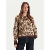 ViCOLO Pulover 55044F Rjava Regular Fit