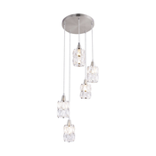 Globo 15760-5 - Luster na sajli WOLLI 5xE14/40W/230V