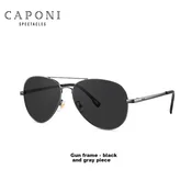 Caponi Unisex naocare za sunce, Sive