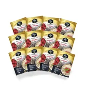 GoHealthy Paket ovsene kaše Premuim, Malina i cia, 65 g, 12 komada