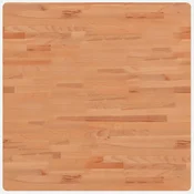 Vidaxl Mizna plošča 80x80x4 cm kvadratna trdna bukovina