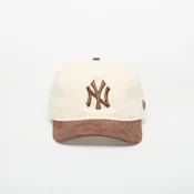 Čepica New Era 9FIFTY Aframe MLB Suede Visor New York Yankees Beige S-M