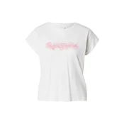 Pepe Jeans Majica roza/pastelno roza/bela