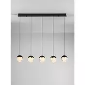 ALICIA LED LUSTER 5X CRNA 25W 3000K IP20 TRIAC DIMABILNA NL9124114