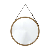 Tendance zidno okruglo ogledalo o38 cm, bambus