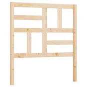 Vidaxl Posteljno vzglavje 81x4x104 cm trdna borovina
