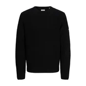 Jack & Jones Junior Pulover JJCLEVELAND črna