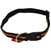 Pet Line Ogrlica za pse, 15mm, 28-44cm, Narandžasto-crna