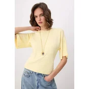 Trendyol Milla Ženska majica TWOSS26TS00060, Žuta