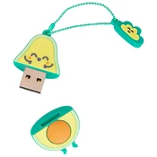 OEM Wondee, Ključ USB 3.2 z zmogljivostjo 32 GB Rapid Keyring z zaščito, Rumena, (5000305701)