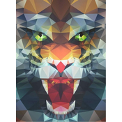 Ravensburger Puzzle Polygon tiger 500 kosov