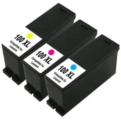 kartuša Lexmark 14N0850E no. 100 XL, CMY, trojbalenie, multipack, alternativni