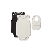 Calvin Klein Komplet majica in kratke hlače LVCKSJN03Y Écru Regular Fit