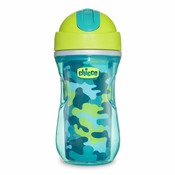 Chicco Sportska šalica 266ml 14m+ sa slamkom Zelena