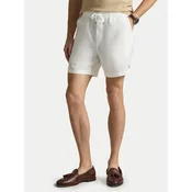 Polo Ralph Lauren Kratke hlače iz tkanine 710P08205501 Bela Regular Fit