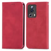 Rdeča Elegantna Flip torbica (Xiaomi 13 Lite)