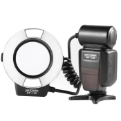 K&F KF150 TTL Marco Ring Flash for Nikon GN14