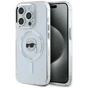 1 to 3 Karl Lagerfeld Ovitek Iml Metal Karl Head Za Magsafe Za Iphone 15 Pro