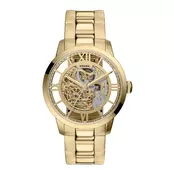 FOSSIL Analogni sat TOWNSMAN  zlatna
