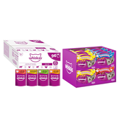 Jumbo pakiranje Whiskas vrečke 96 x 85 g + Whiskas Snacks 16 x 60 g po posebni ceni! - Adult 1+ klasični izbor v omaki + Whiskas Snacks
