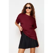 Trendyol Milla Ženska majica TWOSS23TS00040, Bordo