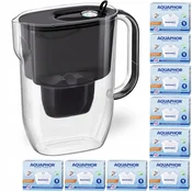 shumee Vrč za filtriranje črne vode Aquaphor Fresh 3,2 l z 10 kartušami Maxfor+