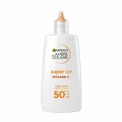 Garnier Ambre Solaire Super UV blagi hranjivi fluid protiv tamnih mrlja s vitaminom C SPF 50+ 40 ml