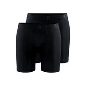 Craft MOŠKE FUNKCIONALNE SPODNJE HLAČE BOKSARICE CORE DRY 6-INCH 2-PACK BLACK