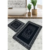 Lessentiel Maison Kupatilski otirac Vansiya 81, 2 komada, Crno-beli